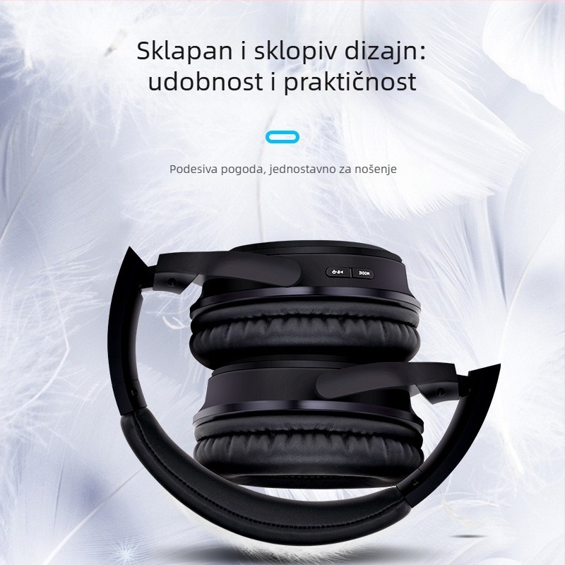 Bežične gaming slušalice — Bluetooth 5.2, čip Jerry, trajanje baterije >8h, domet 10 m, materijal PC+ABS