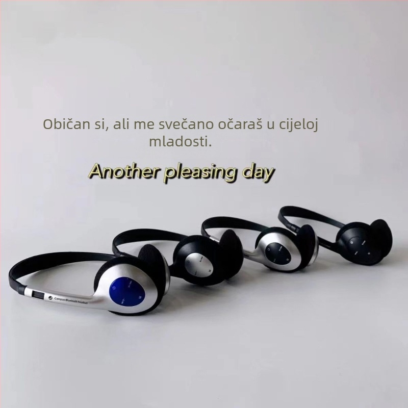 Bežični Bluetooth 5.0 headset za nošenje na glavi, stereo, domet 10 m, trajanje baterije preko 8 sati