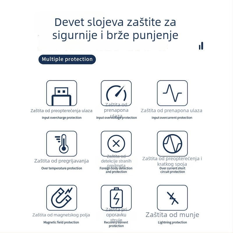 Bežični punjač s nosačem, uspravni, AFC protokol, izravno punjenje, izlazni tok 1 A, maksimalna snaga 1 W