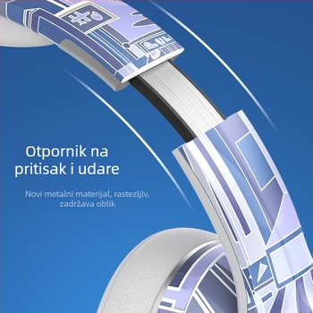 CH888 Bluetooth slušalice za glavu – Bluetooth 5.2, utor za karticu, sklopivi dizajn, ugrađeni mikrofon, 3,5 mm AUX