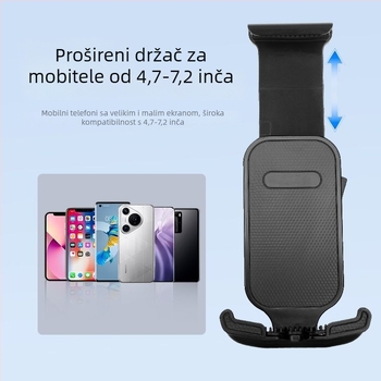 Držač za telefon za vožnju električnim vozilom — Držač za zračni jastuk, Mekano ljepilo, Cyberpunk stil
