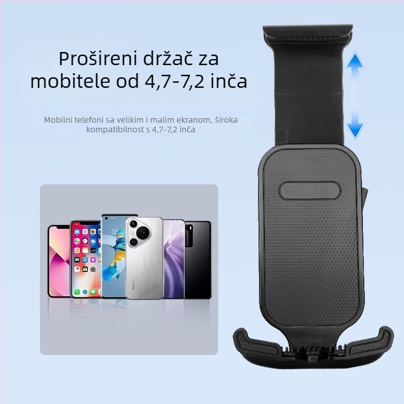 Držač za telefon za vožnju električnim vozilom — Držač za zračni jastuk, Mekano ljepilo, Cyberpunk stil