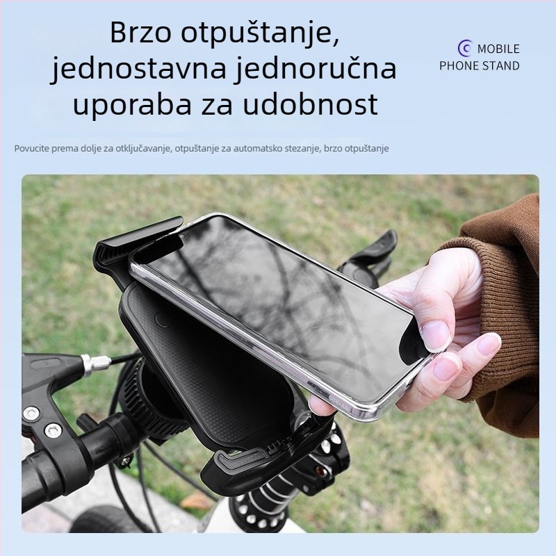 Držač za telefon za vožnju električnim vozilom — Držač za zračni jastuk, Mekano ljepilo, Cyberpunk stil