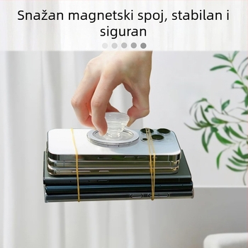 Stolni držač za telefon s teleskopskim magnetnim akrilom, rotirajući, snap-on