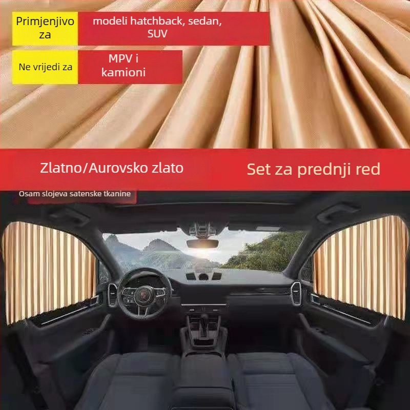 Auto sjenilo za prozor – magnetsko pričvršćivanje, PMMA, za Toyota