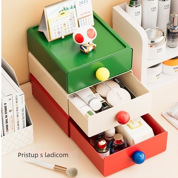 Kozmetički stolni organizator, PP plastika, kapacitet 1 L, model V22, moguć ispis logotipa