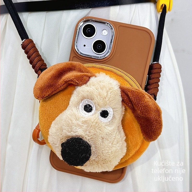 Novčanik za mobitel s remenom, crossbody dizajn, Warm and Soft marka, podstavljeni unutarnji dio, stil zrela žena, materijal: drugo