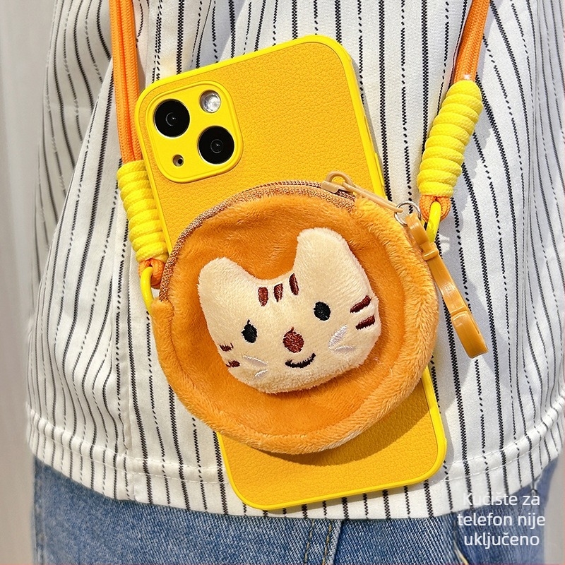 Novčanik za mobitel s remenom, crossbody dizajn, Warm and Soft marka, podstavljeni unutarnji dio, stil zrela žena, materijal: drugo