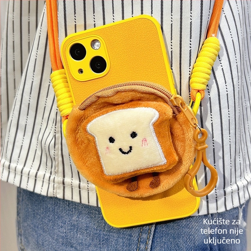 Novčanik za mobitel s remenom, crossbody dizajn, Warm and Soft marka, podstavljeni unutarnji dio, stil zrela žena, materijal: drugo