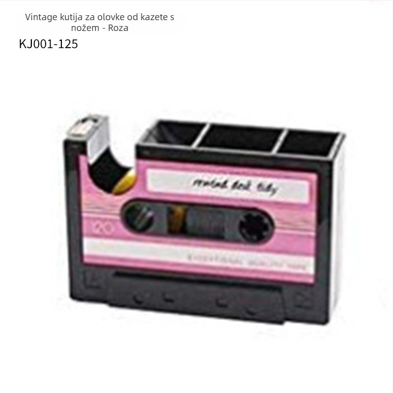 Višenamjenski držač olovaka, He han, model KJ001, plastični materijal, kvadratni oblik