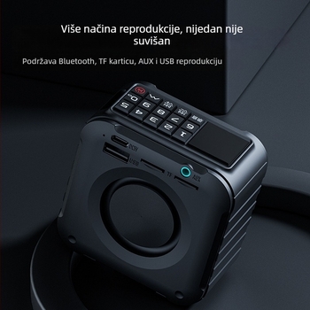 Malida A59 Bluetooth zvučnik - ugrađena baterija 2000-4000mAh, izlaz 8W, frekvencijski opseg 100Hz-20kHz, Bluetooth 5.0, domet 10m