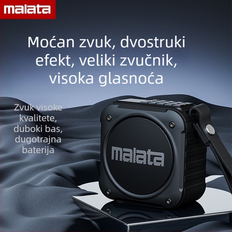 Malida A59 Bluetooth zvučnik - ugrađena baterija 2000-4000mAh, izlaz 8W, frekvencijski opseg 100Hz-20kHz, Bluetooth 5.0, domet 10m