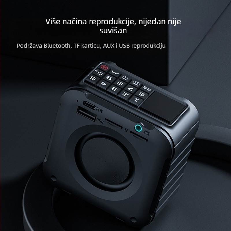 Malida A59 Bluetooth zvučnik - ugrađena baterija 2000-4000mAh, izlaz 8W, frekvencijski opseg 100Hz-20kHz, Bluetooth 5.0, domet 10m