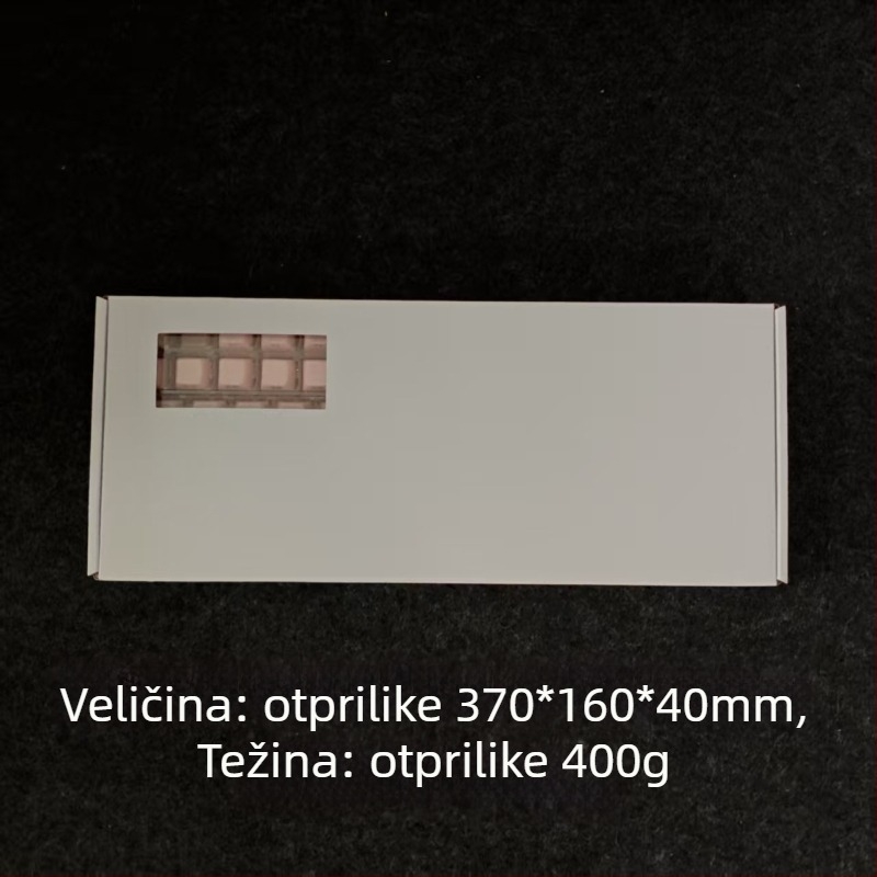 Crystal Jelly set kapica za tipke s bočnim graviranjem, ABS, 136 tipki, univerzalna kompatibilnost, jednogodišnja garancija