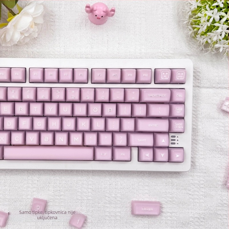 Keycaps za mehaničku tipkovnicu, PbTs materijal, univerzalna kompatibilnost, privatna marka, težina 420 g