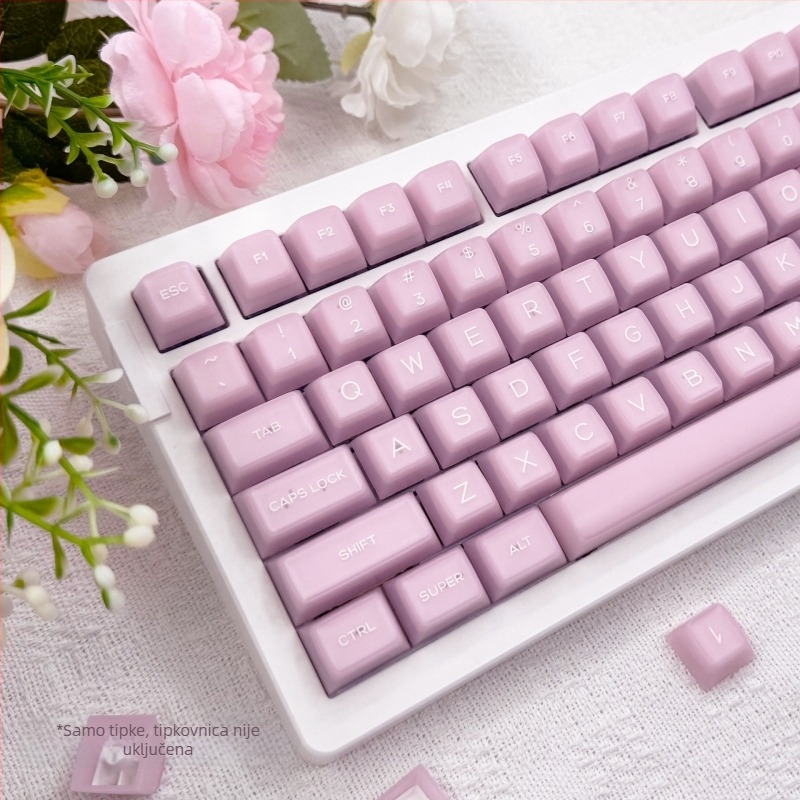 Keycaps za mehaničku tipkovnicu, PbTs materijal, univerzalna kompatibilnost, privatna marka, težina 420 g
