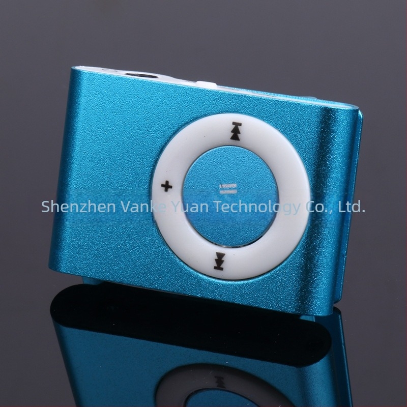 MP3 player bez zaslona s metalnim klipom, kompaktni sportski MP3 player s klipom, podrška TF kartici