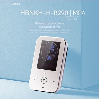 Mini MP3/MP4 player s dodirnim upravljanjem, Bluetooth, izuzetno tanak, kompaktan dizajn P3