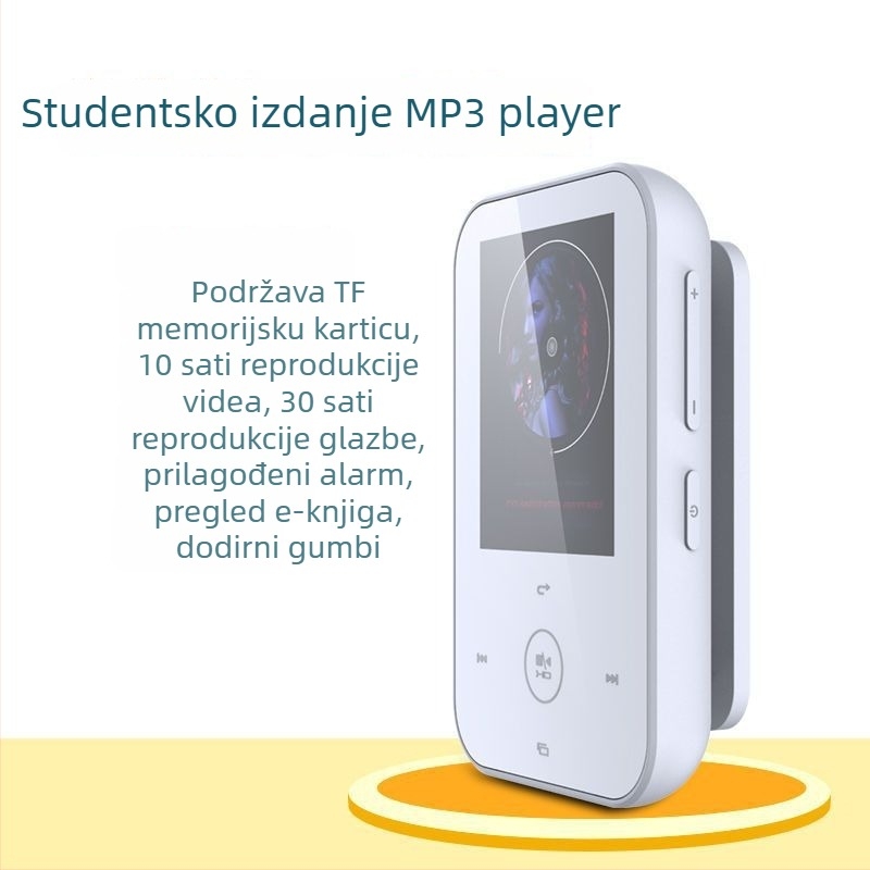 Mini MP3/MP4 player s dodirnim upravljanjem, Bluetooth, izuzetno tanak, kompaktan dizajn P3