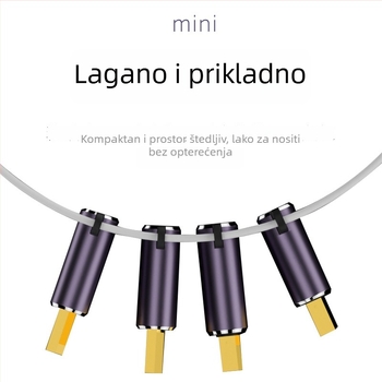 Dvosmjerni DP adapter s Mini DisplayPort sučeljem, 8K podrška, bakreno jezgro, duljina 35 mm, prijenos podataka 32 GB