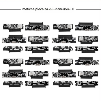USB–SATA adapter kartica za SSD/HDD, USB 3.0/2.0, 5Gbps