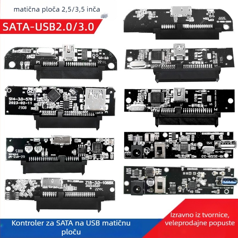 USB–SATA adapter kartica za SSD/HDD, USB 3.0/2.0, 5Gbps