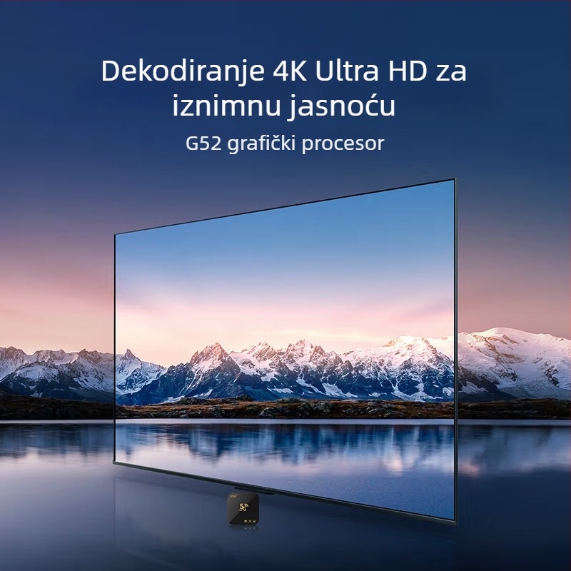 Android TV Box s 4K izlazom, četverojezgreni procesor, 1GB RAM, 8GB interne memorije