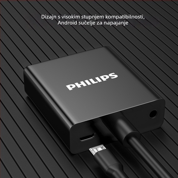 HDMI na VGA adapter sa zvukom, Philips model SWR1620A/93, kabel s bakrenim jezgrom 0.15 m