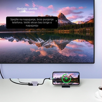 HDMI konverzijski kabel za zrcaljenje zaslona na iOS, 1080p, bez napajanja
