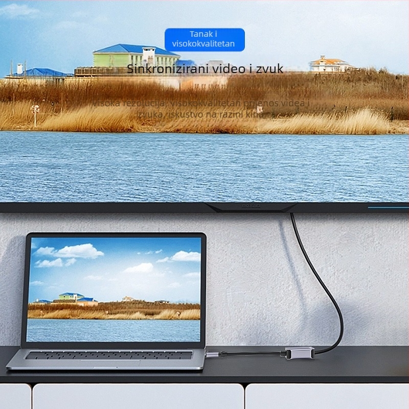 HDMI konverzijski kabel za zrcaljenje zaslona na iOS, 1080p, bez napajanja