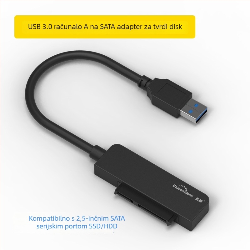 USB 3.0 / Type-C SATA adapter za 2,5/3,5 inčni HDD/SSD s JMS578 kontrolerom