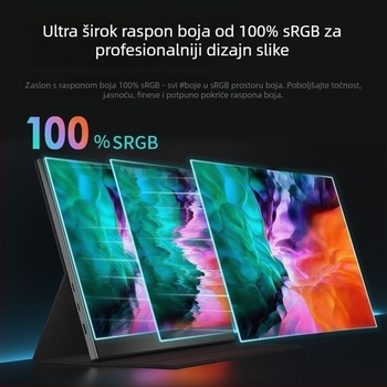 Bežični prijenosni zaslon za projekciju - 480p - 128 MB memorije - Wi-Fi - dodirni zaslon