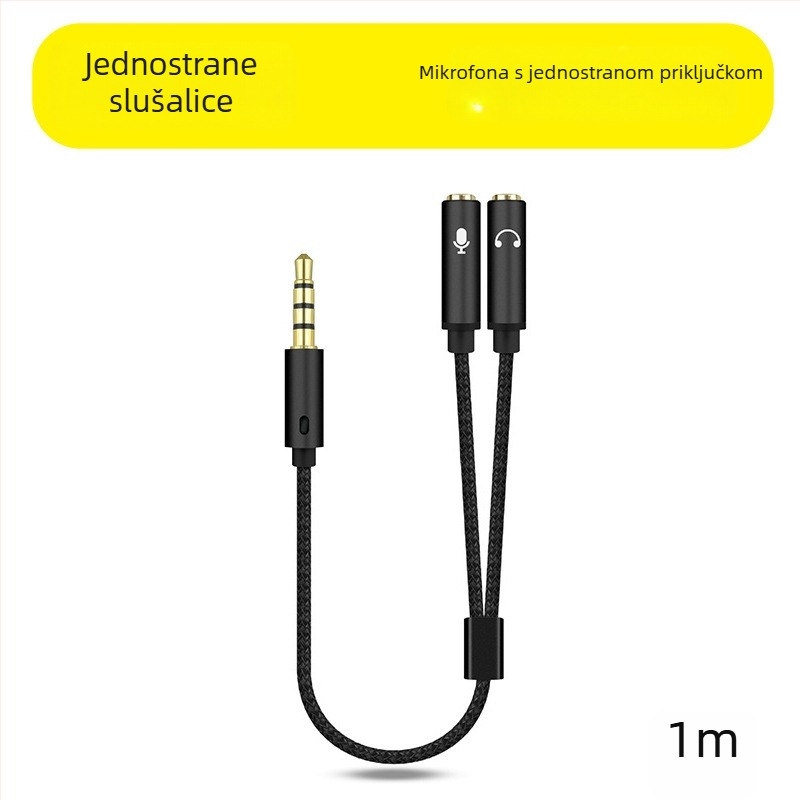 Rxix luoxi adaptor kabel za slušalice i mikrofon, 1-2 audio izlazni splitter