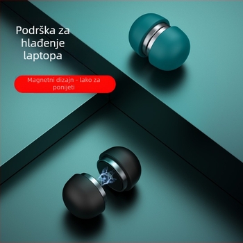 Univerzalni nosač za laptop — kompaktni gljivasti dizajn, aluminijska legura + silikon, 33 g