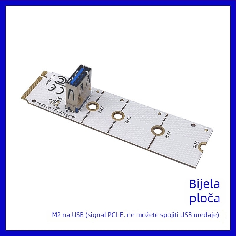 LUOJING Ngffp4x-n02 M.2 Key M na PCIe NVMe adapter s LED NGFF 4x signalom