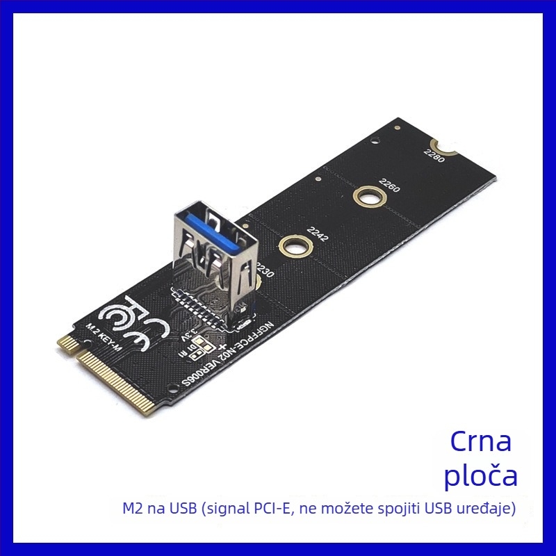LUOJING Ngffp4x-n02 M.2 Key M na PCIe NVMe adapter s LED NGFF 4x signalom