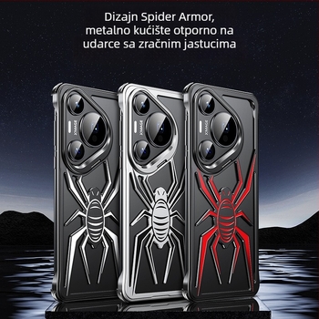 Huawei P70 Pro držač za objektiv, Spider Shell metalni okvir, zaštitna futrola za telefon otporna na pad