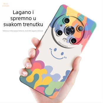Nova maska s osmijehom za Honor Magic5 4Pro — minimalistička, visoka zaštita, otporna na padove, kreativna