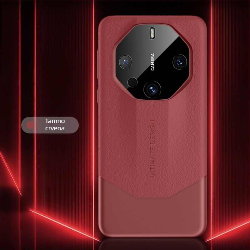 Kožna futrola za Huawei Mate60RS s preciznim otvorima za kameru, potpuna zaštita, otporna na padove