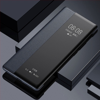 Silikjonska zaštitna futrola za Honor X70 i Honor X60 Pro sa preklopnim poklopcem i prozorom, zaštita od otisaka prstiju