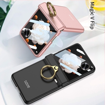 Kućište za Honor MagicVflip s nosivom i magnetnim stalkom | PC materijal, elektroplakiranje, mogućnost prilagodbe, funkcije: držač, magnet, otpornost na pad