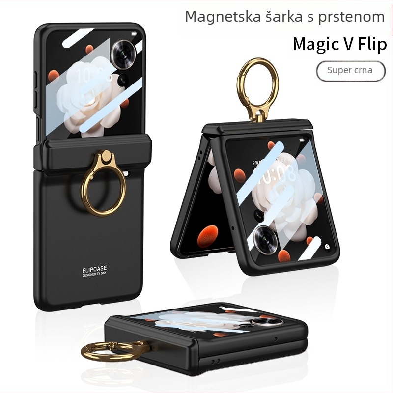 Kućište za Honor MagicVflip s nosivom i magnetnim stalkom | PC materijal, elektroplakiranje, mogućnost prilagodbe, funkcije: držač, magnet, otpornost na pad