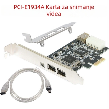 PCIe 1394A kartica za hvatanje videa za DV/HDV kamere