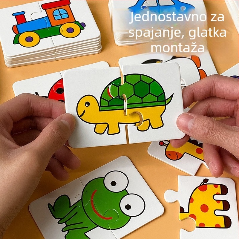 Edukativne kartice za rano učenje — kartice za pismovnost za djecu 4-6 godina, unisex, od papira