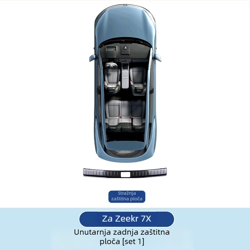 Zaštitni prag Zeekr 7X – Sheng Hongtai, plastika, kompatibilno s automatskim mjenjačem