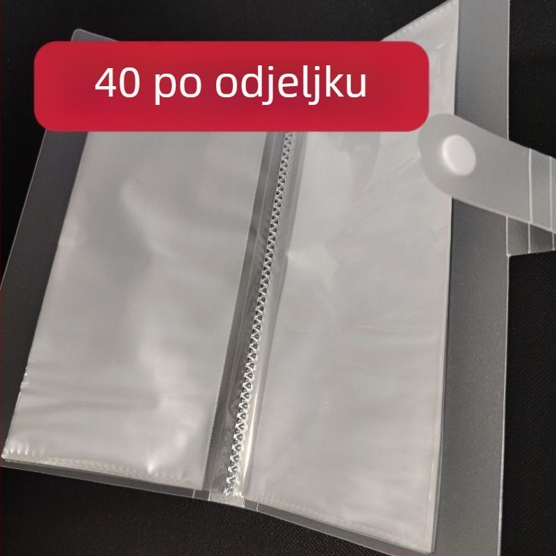 Album za pohranu karata i fotografija, kristalni fotoalbum s platnenim koricama, za dječje fotografije, božićni poklon