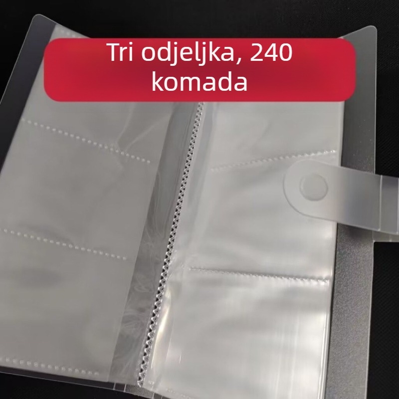 Album za pohranu karata i fotografija, kristalni fotoalbum s platnenim koricama, za dječje fotografije, božićni poklon