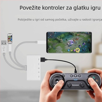 Tri u jednom USB 2.0 čitač kartica i docking stanica za Apple uređaje