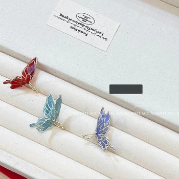 Naušnice – model insekta, U-oblik klipsa za uho, materijal: zlitina, elektroplatiranje, stil: ženski, sladak