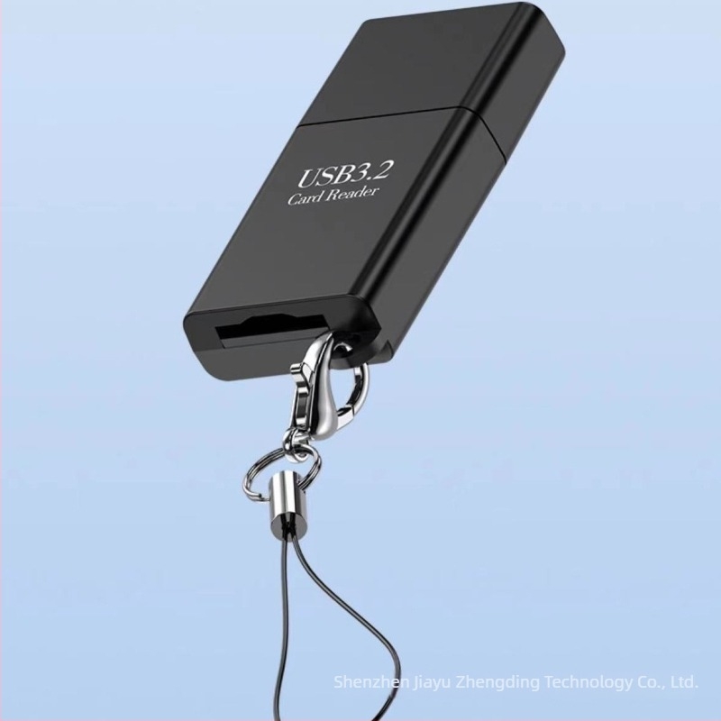 USB3.2 TF čitač kartica – vanjski USB 3.2 interfejs, podržava TF kartice, kompatibilan sa Windows 7, kompaktan dizajn
